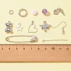 DIY Safety Pin Brooch Earring Making Kit DIY-FS0004-32-2