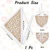 Flower Decor Lace Triangle Bandanas OHAR-WH20005-08B-2