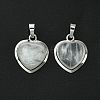Natural Quartz Crystal Pendants G-C114-03P-25-3
