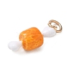 Alloy with Enamel Pendants AL-CBAE186-01G-05-2
