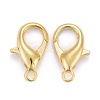 Zinc Alloy Lobster Claw Clasps X-E106-G-3