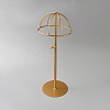Adjustable Height Iron Hat Display Stands ODIS-WH0086-166A-1