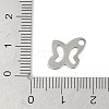 Non-Tarnish 201 Stainless Steel Charms STAS-C108-30P-3