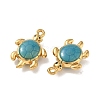 304 Stainless Steel Enamel Pendants STAS-L316-22G-03-2