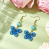 Glass Dangle Earrings EJEW-MZ00259-03-2