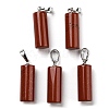 Natural Red Jasper Pendants G-E135-02P-15-1