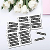 Mini PVC Coated Self Adhesive Warning Stickers STIC-WH0017-001-5