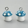 Opaque Resin Pendants RESI-CJC0012-17F-2