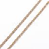 304 Stainless Steel Cable Chain Necklaces NJEW-P147-07G-3