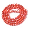 Electroplate Glass Beads Strands LS-EGLA-A044-P3mm-B21-3