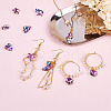 K9 Glass Rhinestone Pendants X-GLAA-TA001-005-22