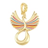 Brass Enamel Pendantss KK-CBAAB9C-05G-04-1