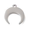 304 Stainless Steel Pendants STAS-E532-12P-1