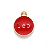 Alloy Enamel Pendants LS-ENAM-S124-01B-07G-3