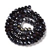 Baking Electroplate Glass Beads Strands LS-DGLA-A039-J8mm-B20-2
