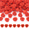 Beadthoven 50Pcs Cinnabar Beads CARL-BT0001-01-9