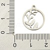 Non-Tarnish 201 Stainless Steel Pendants STAS-M015-14P-3