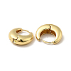 Rack Plating Brass Thick Hoop Earrings for Men Women EJEW-F288-06G-2