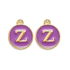 Golden Plated Alloy Enamel Charms LS-ENAM-Q437-12Z-1