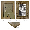 Natural Wood Word Forever Photo Frames AJEW-WH0292-035-2