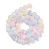 Macaron Color Natural Selenite Beads Strands G-Q162-A01-02B-02-3