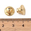 Rack Plating Brass Ear Nuts X-KK-G480-06LG-3