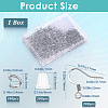 SOFPLATE 300Pcs 304 Stainless Steel French Earring Hooks STAS-SP0001-35-2