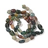 Natural Indian Agate Nuggets Beads Strands X-G-J335-02-4