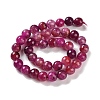 Natural Agate Beads Strands G-M437-C01-01H-3