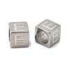 304 Stainless Steel European Beads STAS-D382-02E-P-1