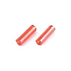 Transparent Colours Rainbow Glass Bugle Beads TSDB6MM165-6