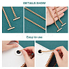 Zinc Alloy Wheat Chain Bag Handles FIND-WH0042-95G-3