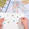 6Sheets 6 Style Epoxy Resin Sticker DIY-SZ0003-79-5