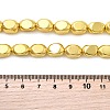 Electroplate Glass Beads Strands EGLA-F166-02B-G-4
