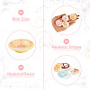 16Pcs 8 Colors Resin Dollhouse Dish AJEW-TA0003-40-5