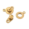 304 Stainless Steel Snap Clasps STAS-K212-02G-2