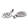 Non-Tarnish 304 Stainless Steel Pendants STAS-J036-145P-2