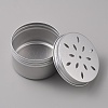 Aluminium Shallow Round Candle Tins AJEW-WH0326-03A-2