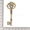 Skeleton Key Tibetan Style Alloy Big Pendants TIBEP-S293-033AB-LF-3