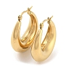 Ion Plating(IP) 304 Stainless Steel Hoop Earrings for Women EJEW-E288-04G-1