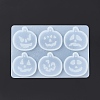 Halloween Pumpkin Silicone Pendant Molds DIY-E055-23-4