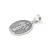 999 Sterling Silver Religious Medal Pendants STER-C006-02AS-2