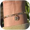 304 Stainless Steel Crystal Rhinestone Charm Bracelets FS-WG4E3AB-10-1