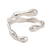 Alloy Open Cuff Rings for Women RJEW-M018-02P-02-2