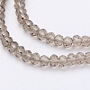 Transparent Glass Beads Strands GLAA-R135-2mm-15-3