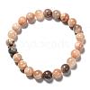 Natural Sunstone Stretch Bracelets BJEW-E373-8mm-12-2