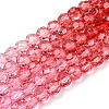 Transparent Glass Beads Strands LS-GLAA-E036-07N-2