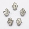 Hamsa Hand Druzy Crystal Beads G-F535-46-2