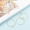 Ion Plating(IP) 316L Surgical Stainless Steel Hoop Earring Findings STAS-D164-07G-4