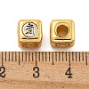 Long-Lasting Plated Brass Beads KK-K387-07A-G-2